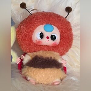 NWT Baby three Elf series Ladybug vinyl plush pendant